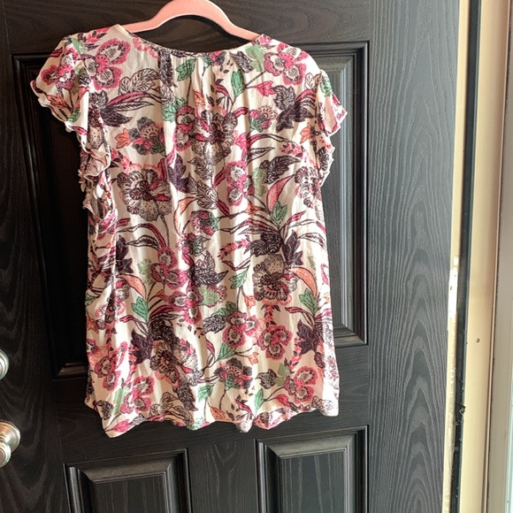Beautiful Old Navy Women’s Xl 100% rayon/viscose lightweight printed blouse - Picture 2 of 6